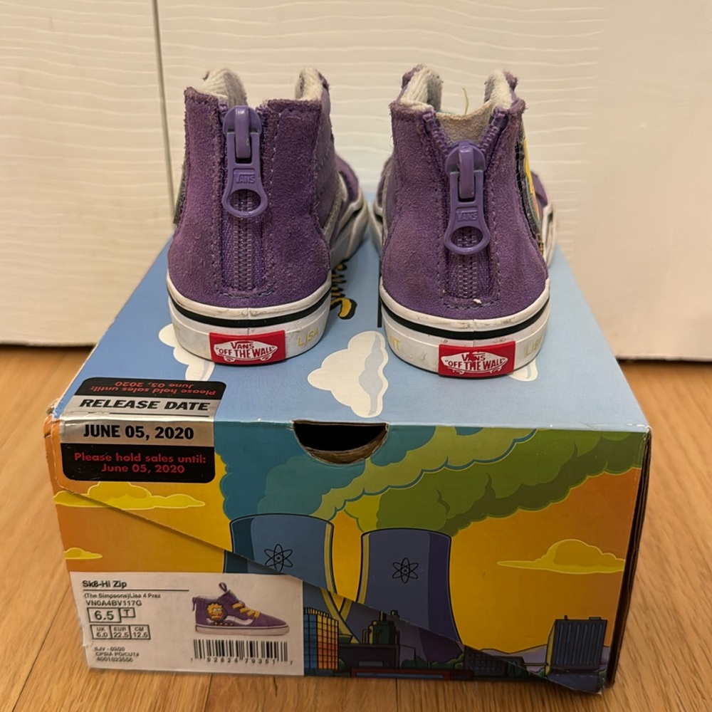 Lisa Simpson for President Vans for toddlers